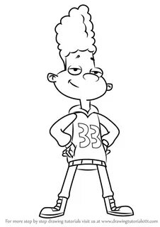 Learn How to Draw Gerald Johanssen from Hey Arnold! (Hey Arn