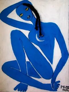 Blue Nude 5 Avatar Painting by Elena Buftea Saatchi Art