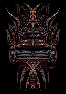 Pin by Darren Robey on fallout& Sci-fi Pinstripe art, Truck 