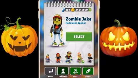 Subway Surfers Zombie Jake Halloween Special Gameplay iOS An