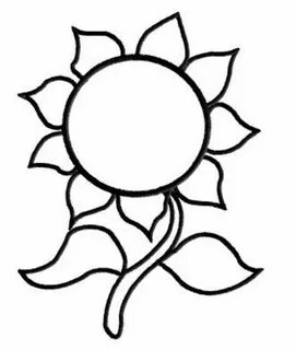 Download High Quality sunflower clipart template Transparent