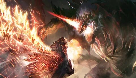 Burning / Fire Godzilla battles Monsterverse Destroyah in ep