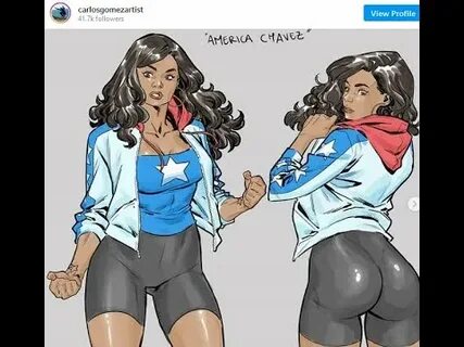 America Chavez is too Sexy for Twitter - YouTube