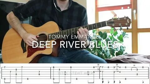Deep River Blues Tommy Emmanuel Fingerstyle Passages /w Tabs