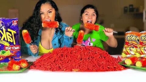 Hot Cheetos & Takis Corn On The Cob CHALLENGE!!! - YouTube