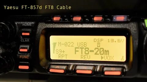 Yaesu FT-857d FT8 JT65 Vox Cable - YouTube