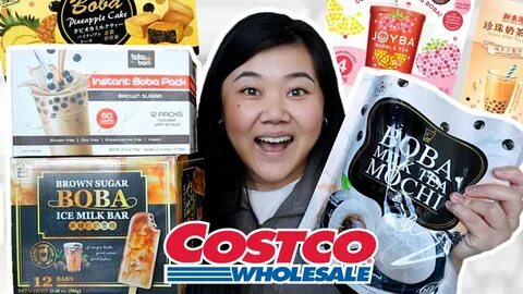 TRYING EVERY COSTCO BOBA PRODUCT! (Boba Mochi, Instant Boba,