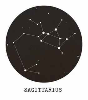 Sagittarius Star Constellation Art Print by Clarissa Di Nico