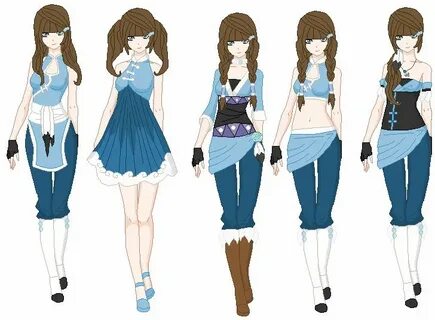 Fantasy clothing, Art clothes, Anime outfits