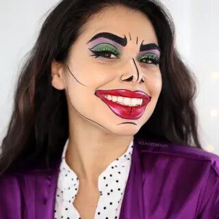 Comic Book Joker Halloween Makeup Tutorial All Drugstore Mak