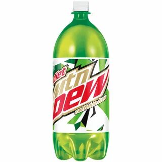 Diet Mountain Dew Caffeine Free Citrus Soda Pop, 2L Bottle -