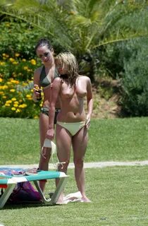 Brooke Kinsella topless paparazzi image