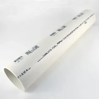 2 Inch Diameter Clear PVC Schedule 40 Pipe 2 Feet 24 Inches 