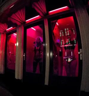 Амстердам ночью улица красных фонарей (47 фото) - фото - кар