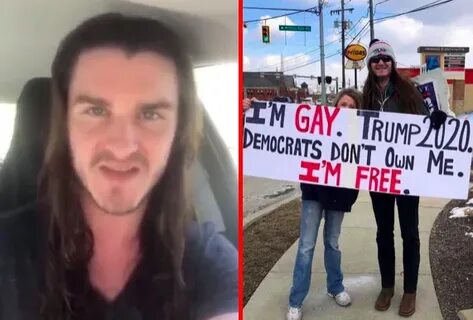 Gay Trump supporter records himself having meltdown over Jus