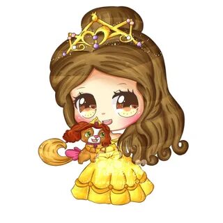 Belle by KawaiiiJackiiie on DeviantArt Kawaii disney, Disney