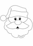 Santa Claus Face With Big Beard Easy santa drawing, How to d