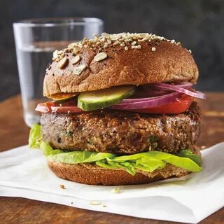 Black Bean Burgers Recipe Bean burger, Whole food recipes, B