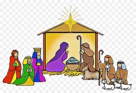 nativity scene cartoon interior design