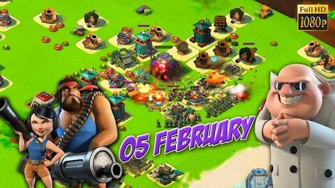 Boom Beach- "DR T Volcano Island" ll 05 Feb. 2017 ll Hooka l