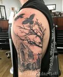 Tree Graveyard Tattoo