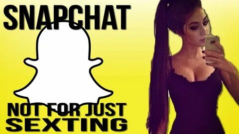 Snapchat Not Just For Sexting - YouTube