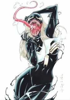 Gwen Stacy as She-Venom by Rubismar da Costa Marvel art, Ven