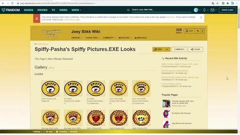 Spiffy Pasha's Spiffy Pictures.EXE Looks Is Now Officially R