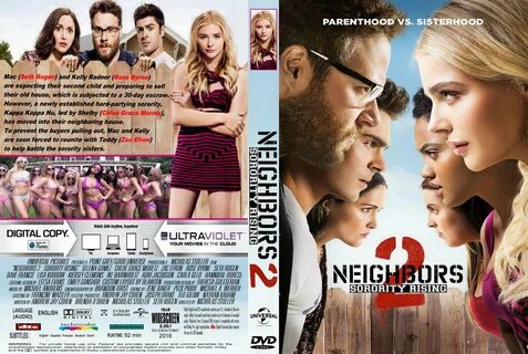 Neighbors 2 Sorority Rising 2016 R1 Label DVD Covers Cover C
