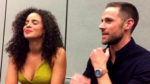 Parisa Fitz-Henley and Dylan Bruce for Midnight, Texas at Wo