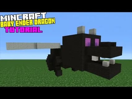 Minecraft Tutorial: How To Make A Baby Enderman Statue - Lit