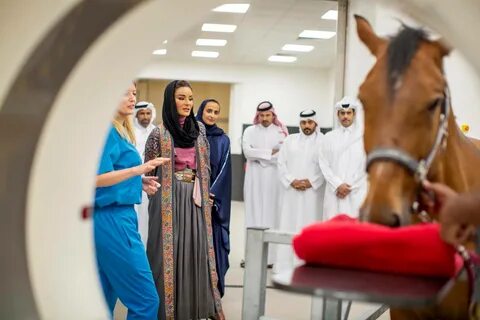 Sheikha Moza opens Equine Veterinary Medical Center What's G