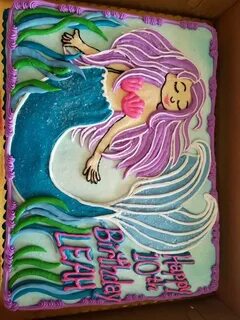 Pin by Jillian Chochla-Greenham on cake Mermaid birthday cak