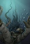 psychedelic Art Deep sea diver art, Diver art, Ocean art