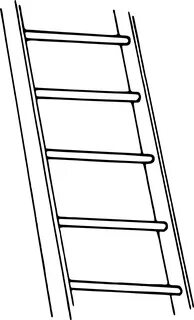 Clipart Ladder - Clip Art Of Ladder - Png Download - Large S