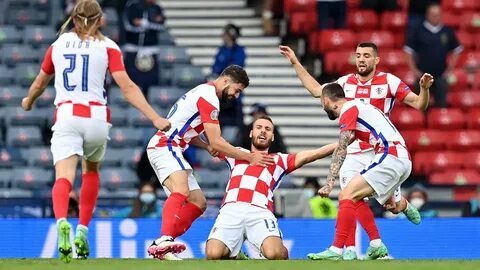 Nikola Vlasic abrió el marcador entre Croacia y Escocia
