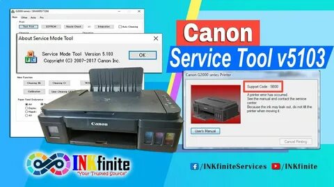 Canon Service Tool v5103 Resetter Free Download INKfinite - 