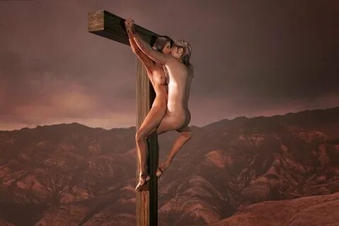 Nude crucifixion