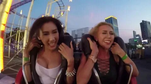 Women Losing Wigs On The Slingshot Ride Compilation Funny 🤣 
