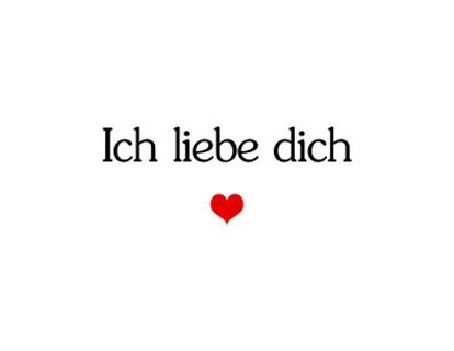 I love you in German Card for him or her Ich liebe dich Etsy