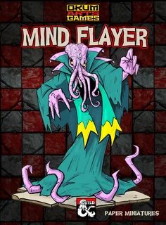 Mind Flayer Paper Miniatures - Dungeon Masters Guild DriveTh