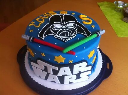 Star Wars cake Star wars birthday cake, Star wars cake, Cupc