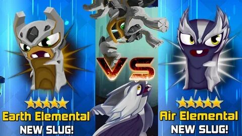 SLUGTERRA SLUG IT OUT 2! EARTH ELEMENTAL VS AIR ELEMENTAL. W