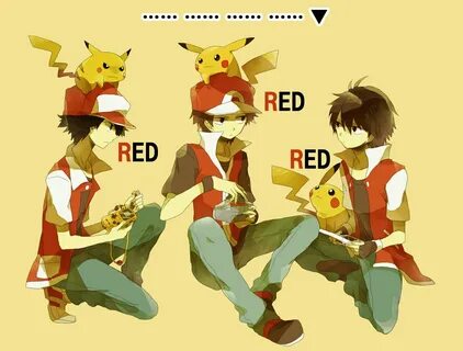 Red (Pokémon) - Pokémon Red & Green - Zerochan Anime Image B