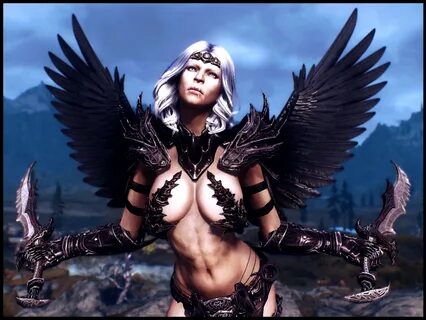 daedric female armor replacer at skyrim nexus mods and commu