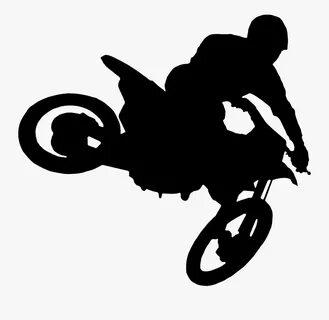 Motocross Motorcycle Dirt Bike Racing Clip Art - Motocross I