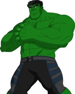 Drawing Of Hulk Cartoon Clipart - Large Size Png Image - Pik