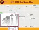 Cat Bus Route Map