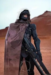 Desert - Stealth, Alex Figini Cyberpunk character, Sci fi co