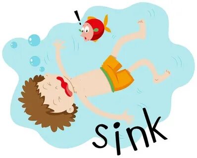 People Drowning In A River Clipart